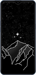 2D пластиковий чехол Мінімалістичний гірський краєвид для Samsung Galaxy A10s A107F - 6438t-1776 изображение 