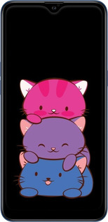 2D пластиковый чехол Милые кошки для Samsung Galaxy A10s A107F - 6518t-1776 изображение 