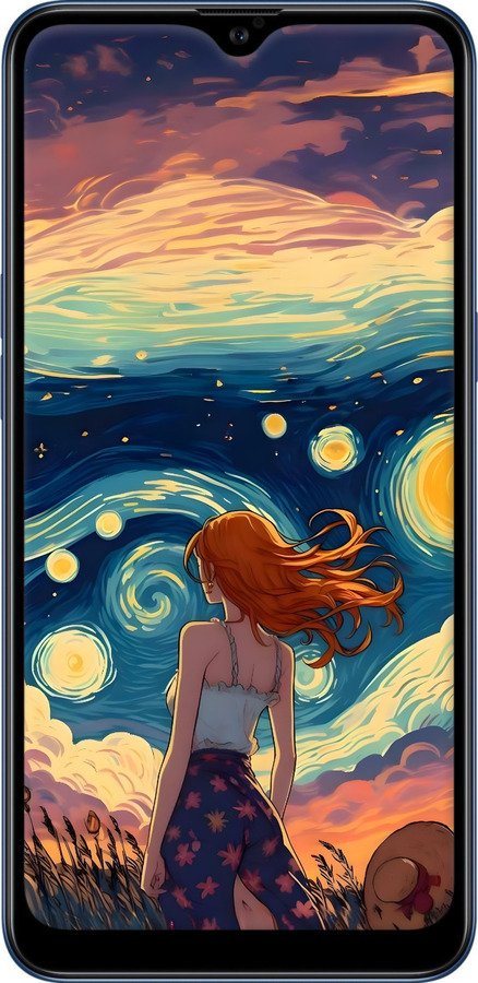 2D пластиковый чехол Девушка Арт для Samsung Galaxy A10s A107F - 6325t-1776 изображение 