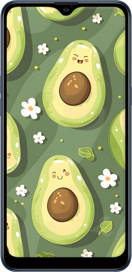 2D пластиковый чехол Авокадо для Samsung Galaxy A10s A107F - 6380t-1776 изображение 