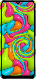 3D пластиковый матовый чехол Y2K Jelly Dream для Samsung Galaxy A12 A125F - 6780m-2201 изображение 