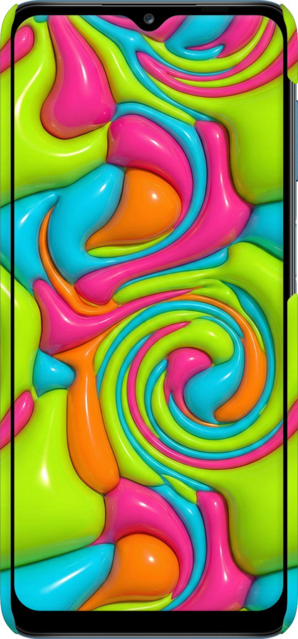 3D пластиковый матовый чехол Y2K Jelly Dream для Samsung Galaxy A12 A125F - 6780m-2201 изображение 