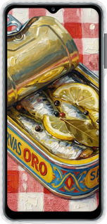 Чохол Bumper чехол Vintage Sardine Tin Phone для Samsung Galaxy M12 M127F - 6772pc-2360 изображение 