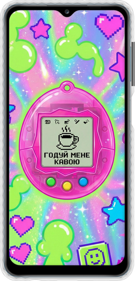 Чехол Bumper чехол Y2K Aesthetic Retro Pet: Годуй мене кавою для Samsung Galaxy A12 A125F - 6784pc-2201 изображение 