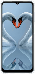 Силикон с усиленными углами чехол Лебеди для Samsung Galaxy M12 M127F - 6007sp-2360 изображение 