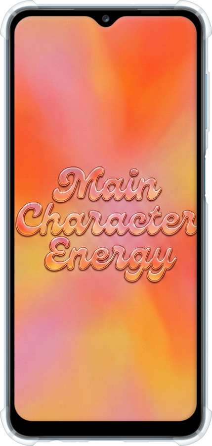 Силикон с усиленными углами чехол Aura Gradient Main Character Energy Aesthetic Y2K для Samsung Galaxy M12 M127F - 6783sp-2360 изображение 