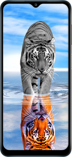 Силиконовый чехол Тигр для Samsung Galaxy A12 A125F - 6016u-2201 изображение 