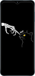 Силиконовый чехол Кошка для Samsung Galaxy M12 M127F - 6505u-2360 изображение 