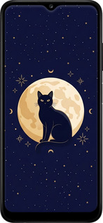 TPU чехол Cute Cat Celestial/Witchy для Samsung Galaxy A13 A135F - 6787b-2498 изображение 