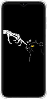 Силикон с усиленными углами чехол Кошка для Samsung Galaxy A13 A135F - 6505sp-2498 изображение 
