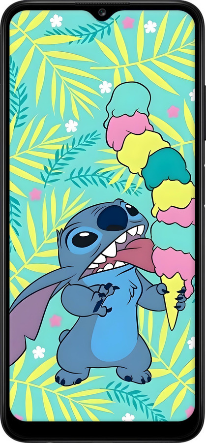 Силиконовый чехол Стич для Samsung Galaxy A13 A135F - 6361u-2498 изображение 