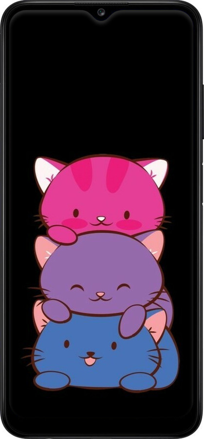 Силіконовий чехол Милі котятка для Samsung Galaxy A13 A135F - 6518u-2498 изображение 