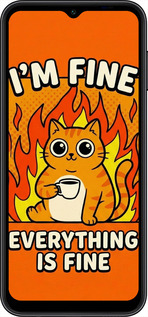 TPU чехол Funny Cat для Samsung Galaxy A14 A145F - 6786b-2937 изображение 