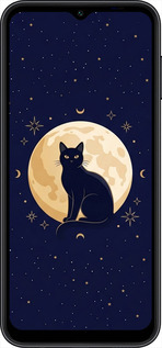 TPU чехол Cute Cat Celestial/Witchy для Samsung Galaxy A14 A145F - 6787b-2937 изображение 