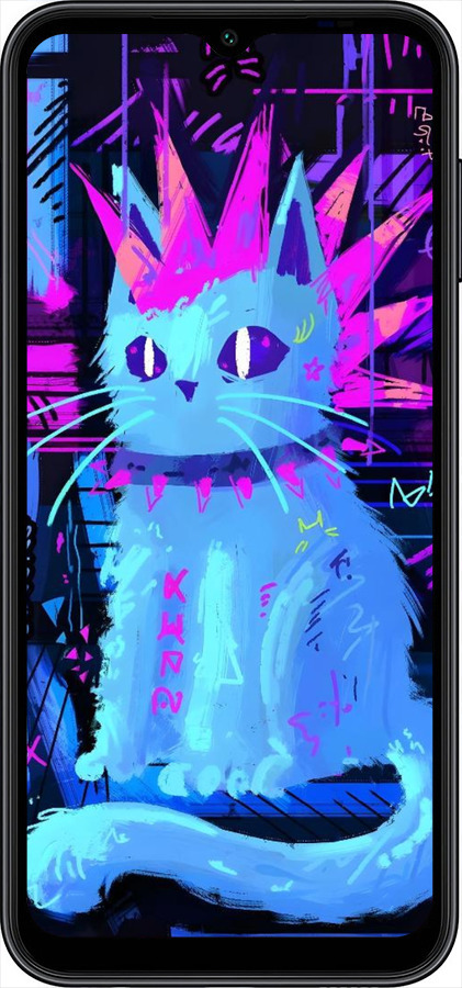 TPU чехол Кіт панк для Samsung Galaxy A14 A145F - 6311b-2937 изображение 