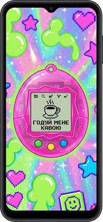Силиконовый чехол Y2K Aesthetic Retro Pet: Годуй мене кавою для Samsung Galaxy A14 A145F - 6784u-2937 изображение 
