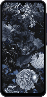 TPU чехол Абстрактный цветочный рисунок в синих тонах для Samsung Galaxy A15 - 6539b-3357 изображение 