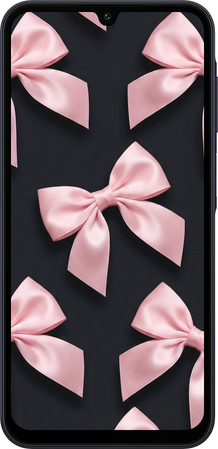 TPU чехол Coquette Ribbons Dark Coquette для Samsung Galaxy A15 - 6767b-3357 изображение 