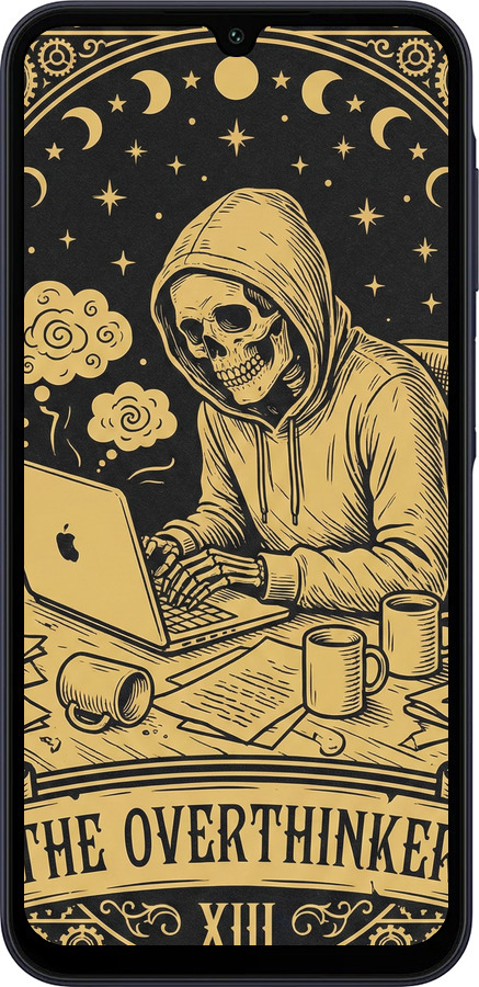 TPU чехол The Overthinker для Samsung Galaxy A15 - 6774b-3357 изображение 