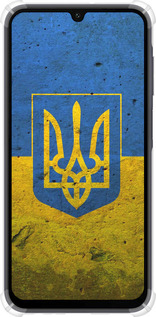 Силикон с усиленными углами чехол Флаг и герб Украины 2 для Samsung Galaxy A15 - 378sp-3357 изображение 