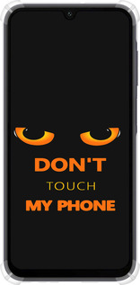 Силикон с усиленными углами чехол Don't touch the phone для Samsung Galaxy A15 - 4261sp-3357 изображение 