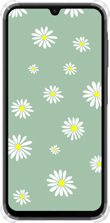 Силикон с усиленными углами чехол Ромашки v4 для Samsung Galaxy A15 - 5603sp-3357 изображение 