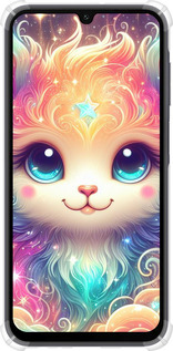 Силикон с усиленными углами чехол Сказочный котенок для Samsung Galaxy A15 - 5813sp-3357 изображение 