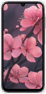 Силикон с усиленными углами чехол Пурпурная сакура для Samsung Galaxy A15 - 6075sp-3357 изображение 