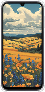 Силикон с усиленными углами чехол Украинское поле для Samsung Galaxy A15 - 6082sp-3357 изображение 