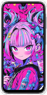 Силикон с усиленными углами чехол Аниме милаха для Samsung Galaxy A15 - 6314sp-3357 изображение 