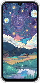 Силіконовий протиударний с посиленими кутами чехол Креативний арт для Samsung Galaxy A15 - 6322sp-3357 изображение 