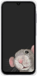 Силіконовий протиударний с посиленими кутами чехол The Peeking Rat для Samsung Galaxy A15 - 6442sp-3357 изображение 