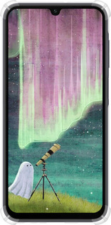 Силикон с усиленными углами чехол Привидение и звезды для Samsung Galaxy A15 - 6443sp-3357 изображение 