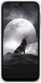 Силикон с усиленными углами чехол Воющий волк для Samsung Galaxy A15 - 934sp-3357 изображение 