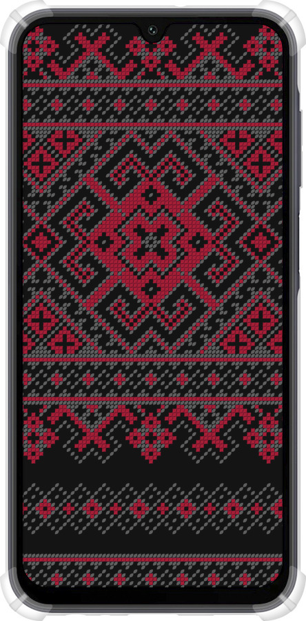 Силіконовий протиударний с посиленими кутами чехол Вишиванка 52 для Samsung Galaxy A15 - 1763sp-3357 изображение 