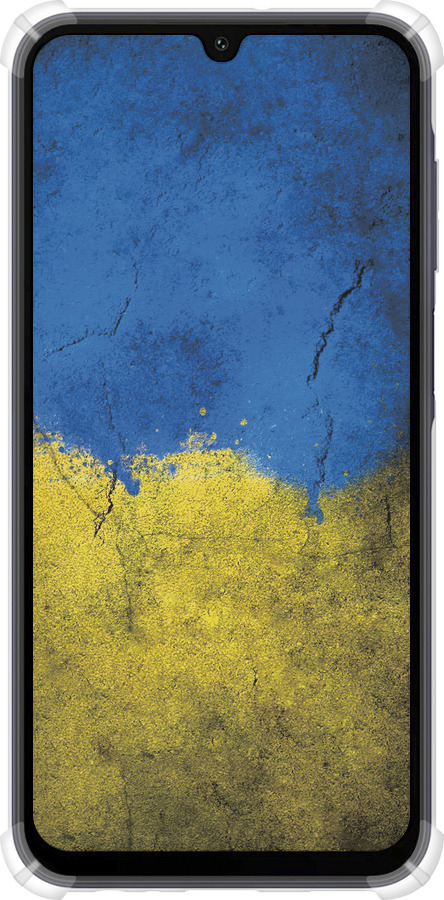 Силикон с усиленными углами чехол Флаг Украины 2 для Samsung Galaxy A15 - 401sp-3357 изображение 