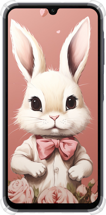 Силикон с усиленными углами чехол Зайчик для Samsung Galaxy A15 - 5669sp-3357 изображение 