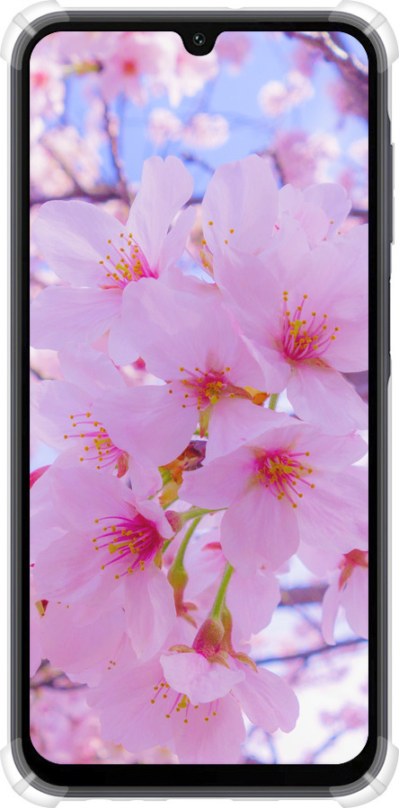 Силіконовий протиударний с посиленими кутами чехол Сакура для Samsung Galaxy A15 - 6029sp-3357 изображение 