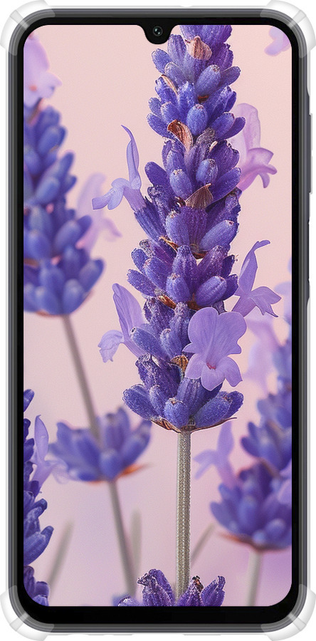 Силіконовий протиударний с посиленими кутами чехол Лаванда для Samsung Galaxy A15 - 6037sp-3357 изображение 