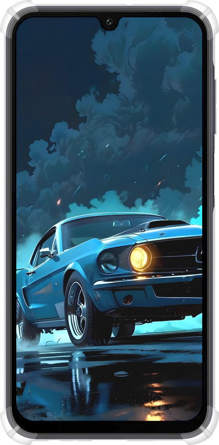 Силикон с усиленными углами чехол Форд мустанг для Samsung Galaxy A15 - 6374sp-3357 изображение 