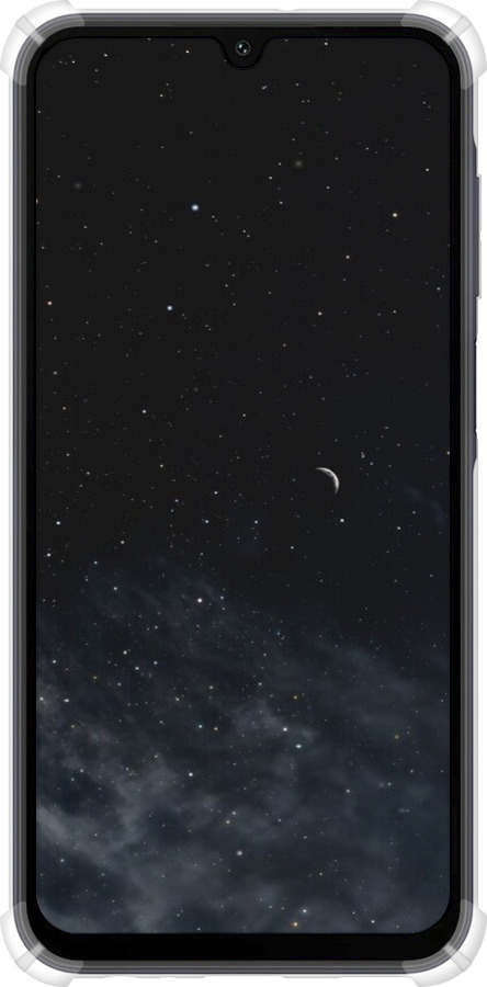 Силіконовий протиударний с посиленими кутами чехол Нічне небо для Samsung Galaxy A15 - 6451sp-3357 изображение 