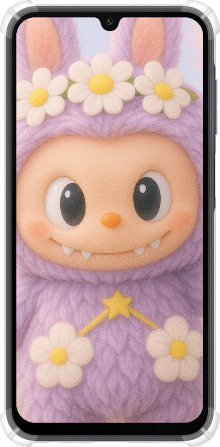 Силикон с усиленными углами чехол Лабубу 1 для Samsung Galaxy A15 - 6709sp-3357 изображение 