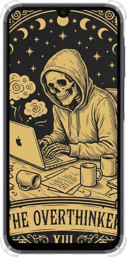 Силіконовий протиударний с посиленими кутами чехол The Overthinker для Samsung Galaxy A15 - 6774sp-3357 изображение 