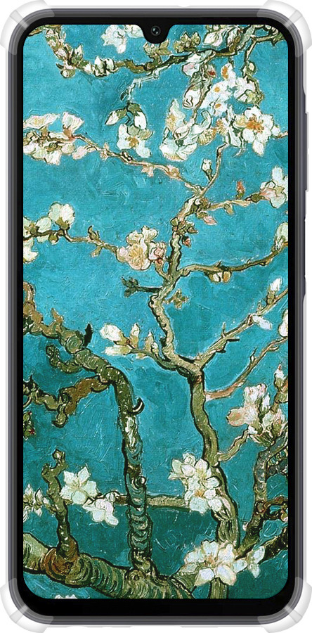Силикон с усиленными углами чехол Винсент Ван Гог. Сакура для Samsung Galaxy A15 - 841sp-3357 изображение 