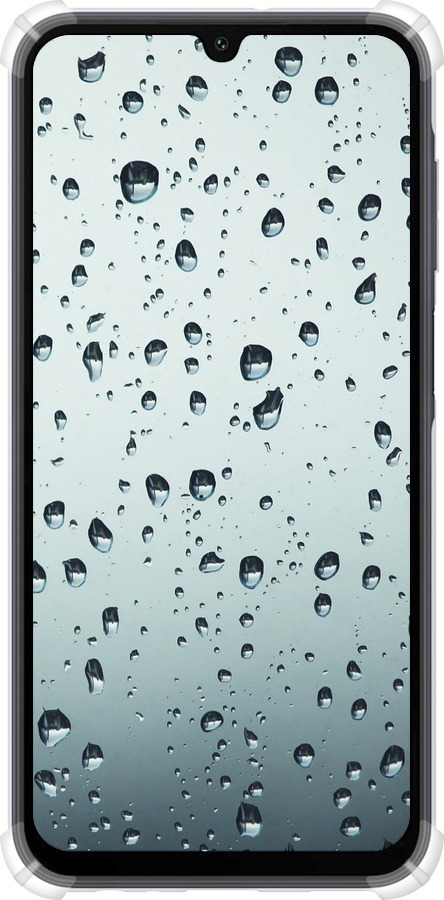 Силикон с усиленными углами чехол Стекло в каплях для Samsung Galaxy A15 - 848sp-3357 изображение 