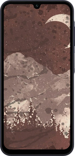 Силиконовый чехол С изображением лунного пейзажа в ночном лесу для Samsung Galaxy A15 - 6546u-3357 изображение 