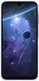 Силикон с усиленными углами чехол Планеты в синем космосе для Samsung Galaxy A16 - 171sp-3775 изображение 