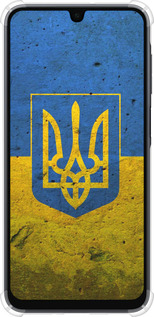 Силикон с усиленными углами чехол Флаг и герб Украины 2 для Samsung Galaxy A16 - 378sp-3775 изображение 