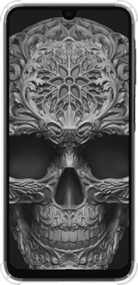 Силикон с усиленными углами чехол skull-ornament для Samsung Galaxy A16 - 4101sp-3775 изображение 