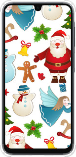 Силикон с усиленными углами чехол Новогодний 1 для Samsung Galaxy A16 - 4614sp-3775 изображение 